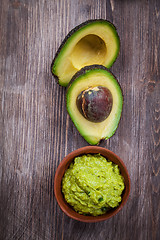 Image showing Guacamole with avocado