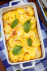 Image showing Potato gratin