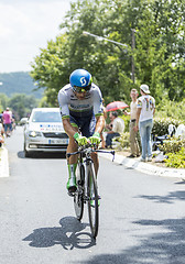 Image showing The Cyclist Michael Albasini - Tour de France 2014