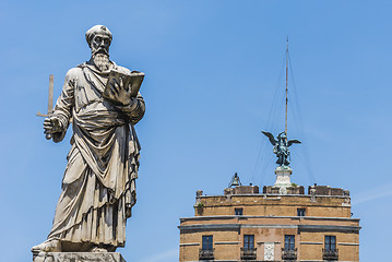 Image showing Saint Paul Statue in Rome