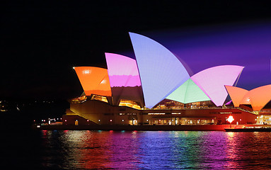 Image showing Sydney Opera House in technicolour