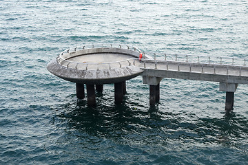 Image showing Observation pier at Marina Barrage, Singapore