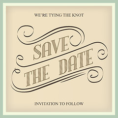 Image showing Save the Date