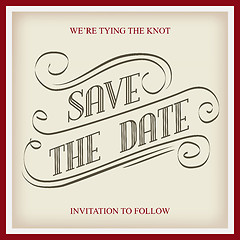 Image showing Save the Date