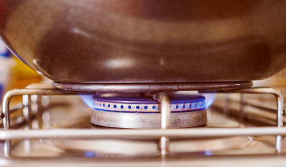 Image showing Retro look Gas cooker
