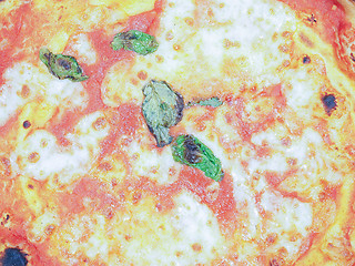 Image showing Margherita pizza background