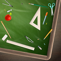 Image showing Blackboard education concept. EPS 10