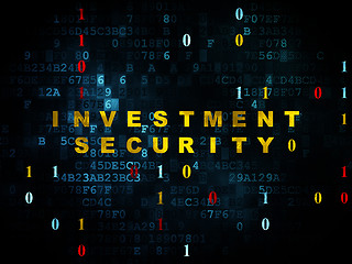 Image showing Safety concept: Investment Security on Digital background