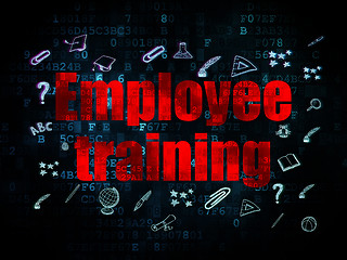 Image showing Learning concept: Employee Training on Digital background