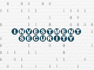 Image showing Privacy concept: Investment Security on wall background