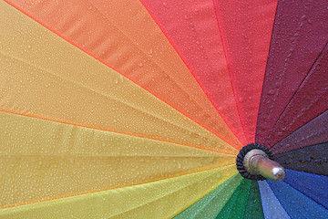 Image showing Wet umbrella