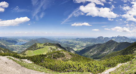 Image showing Panorama Jaegerkamp Bavaria Alps