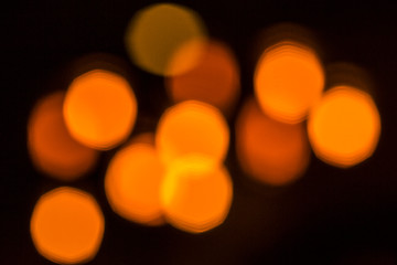 Image showing Blurry red bokeh