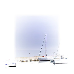 Image showing Sailing boats