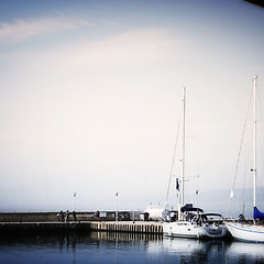 Image showing Sailing boats