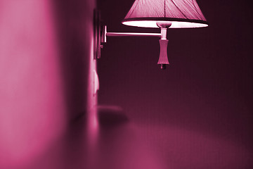 Image showing Mauve lamp