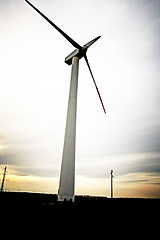 Image showing Wind turbines 