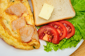 Image showing country omelette