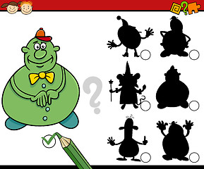 Image showing education shadows game cartoon