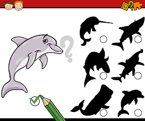 Image showing education shadows game cartoon