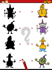 Image showing education shadows game cartoon