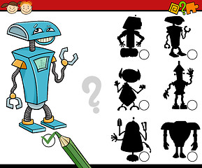 Image showing education shadows game cartoon