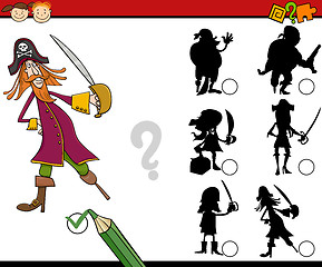 Image showing education shadows game cartoon