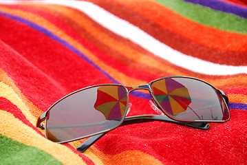 Image showing Beach sunglasses