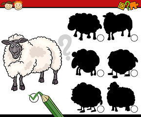 Image showing education shadows game cartoon