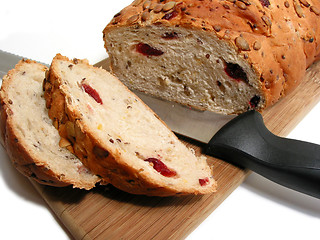 Image showing Bread and knife