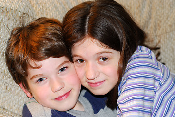 Image showing Brother and sister