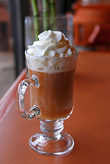 Image showing Coffee whipped cream