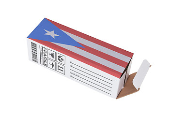 Image showing Concept of export - Product of Puerto Rico