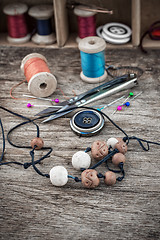Image showing elements of needlework