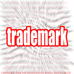 Image showing Trademark word cloud