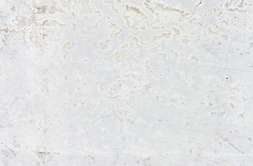 Image showing Grungy white concrete wall background