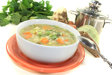 Image showing fresh Barley porridge