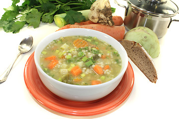 Image showing delicious Barley porridge