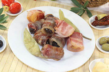 Image showing Tapas stuffed with fruits