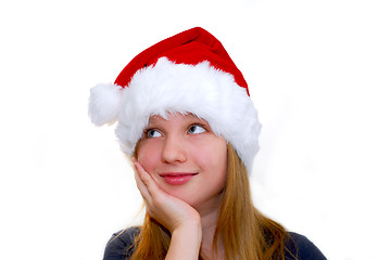 Image showing Chrismas girl