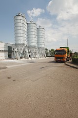 Image showing Big silos