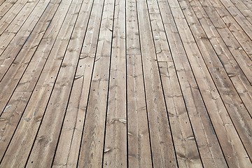 Image showing Wood deck