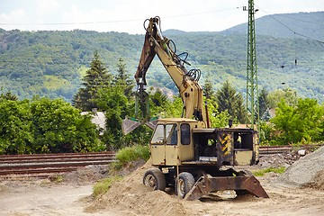 Image showing Old Dozer