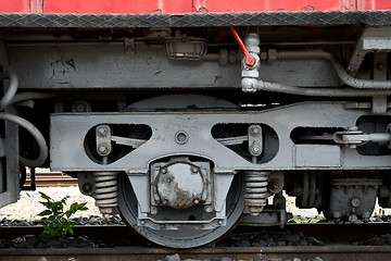 Image showing Rusty locomotive