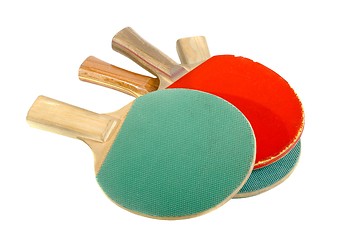 Image showing Pingpong racketd