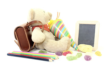 Image showing Back to School with Teddy