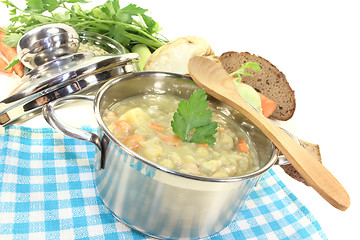 Image showing delicious Pea soup