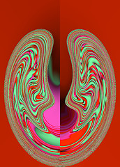 Image showing Abstract 3d background