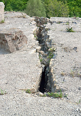 Image showing crevice