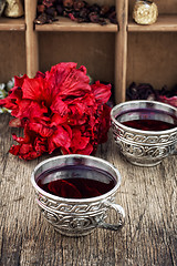 Image showing Hibiscus tea